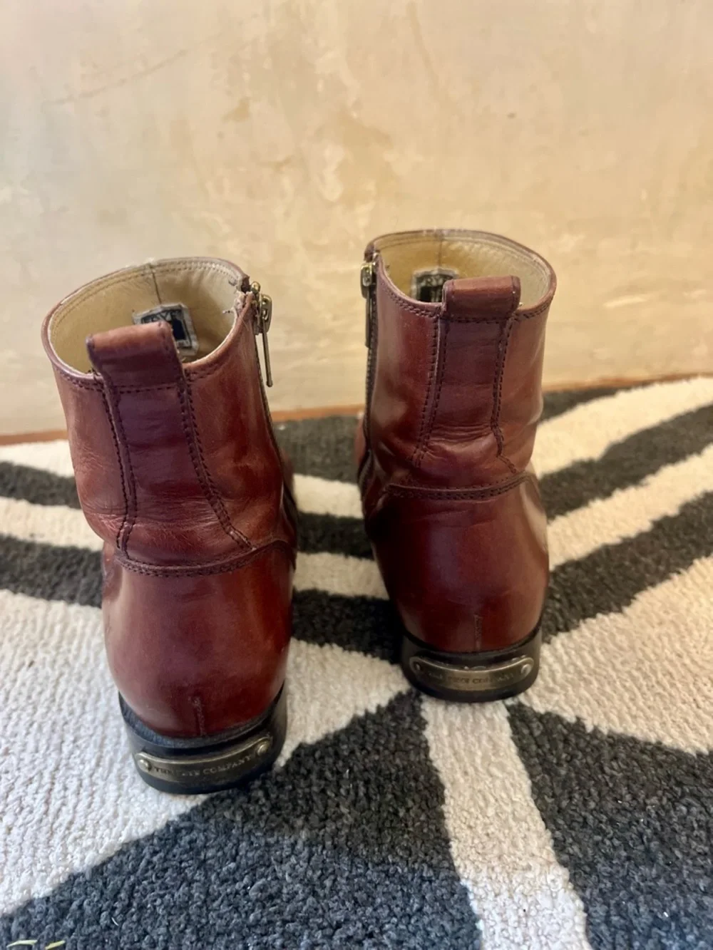 Frye Inside Zip Ankle Boots - Picture 4 of 5